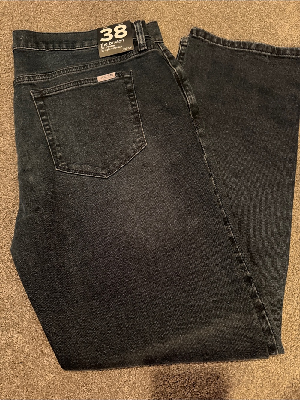 JOES Men's Black Jeans - Straight and Narrow Fit